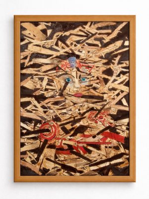 Oil Painting on Wood – 70 x 50 cm